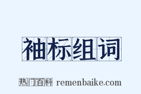 袖标组词是什么意思的图片